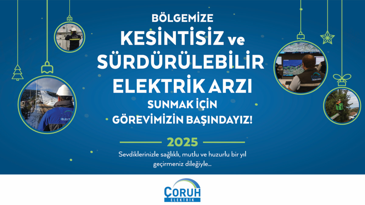 Çoruh Elektrik Yeni Yıl Mesajı